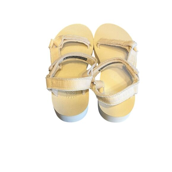 Teva Midform Universal Canvas woman’s 9 sandals birch off white hiking travel - Picture 3 of 5